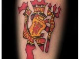 football tattoo manchester united