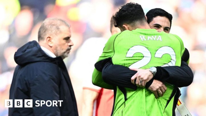 Tottenham 2-3 Arsenal: David Raya reaction after mistake ‘outstanding’ – Mikel Arteta