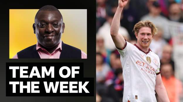 Garth Crooks’ Team of the Week: Pickford, De Bruyne, Gabriel, Morris, Rice