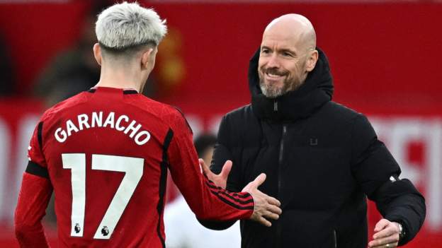 Alejandro Garnacho: Erik Ten Hag says winger has apologised for liking critical social media posts