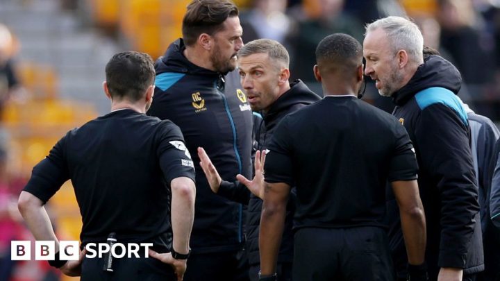 Gary O’Neil: Wolves manager given one-match ban for conduct after West Ham defeat.