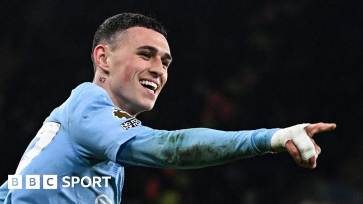 Phil Foden: Manchester City midfielder wants Premier League title after Football Writers’ award