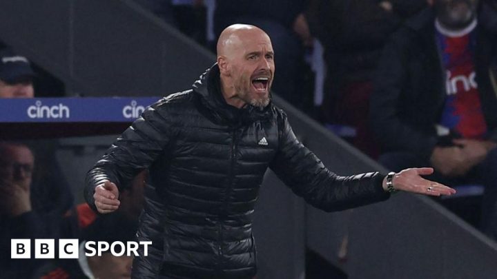 Crystal Palace 4-0 Man Utd: Erik ten Hag criticises side as Casemiro has night to forget