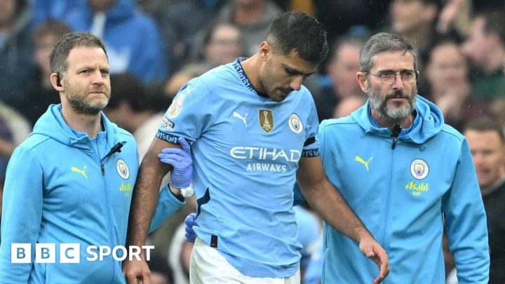 Rodri: Manchester City still waiting for confirmation on severity of midfielder’s injury