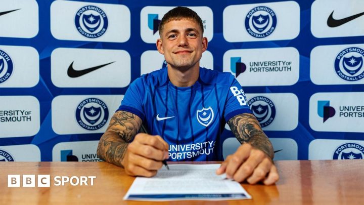 Striker Elias Sorensen on the verge of leaving Portsmouth