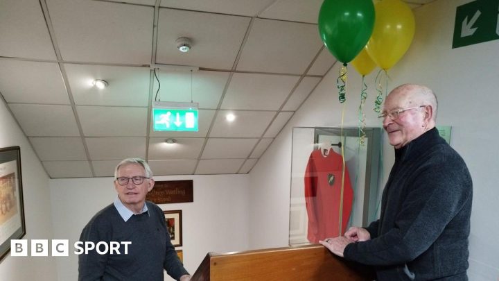 Norwich City: Promotion shirt worn by Duncan Forbes goes on display