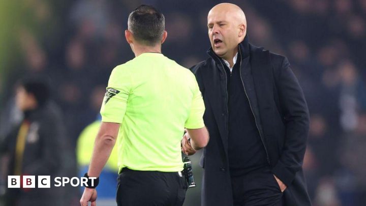 Arne Slot ban: Liverpool manager gets two-game touchline ban for Everton red card