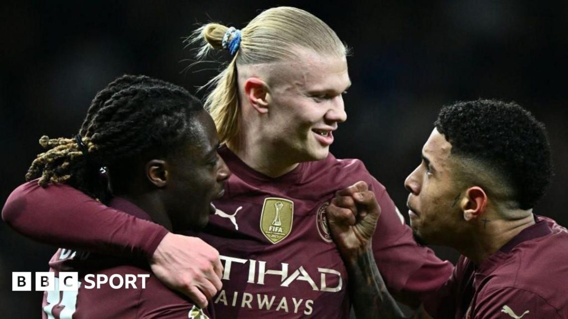 Tottenham 0-1 Manchester City: Erling Haaland goal in Premier League win Tottenham 0-1 Manchester City: Erling Haaland goal in Premier League win
