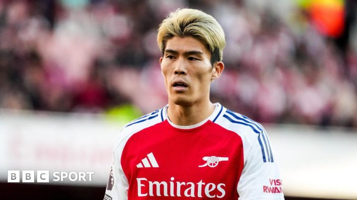 Takehiro Tomiyasu: Arsenal defender to miss rest of season after knee surgery
