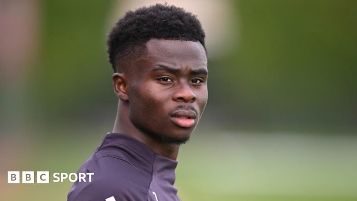 Bukayo Saka: Arsenal forward could return for Fulham match