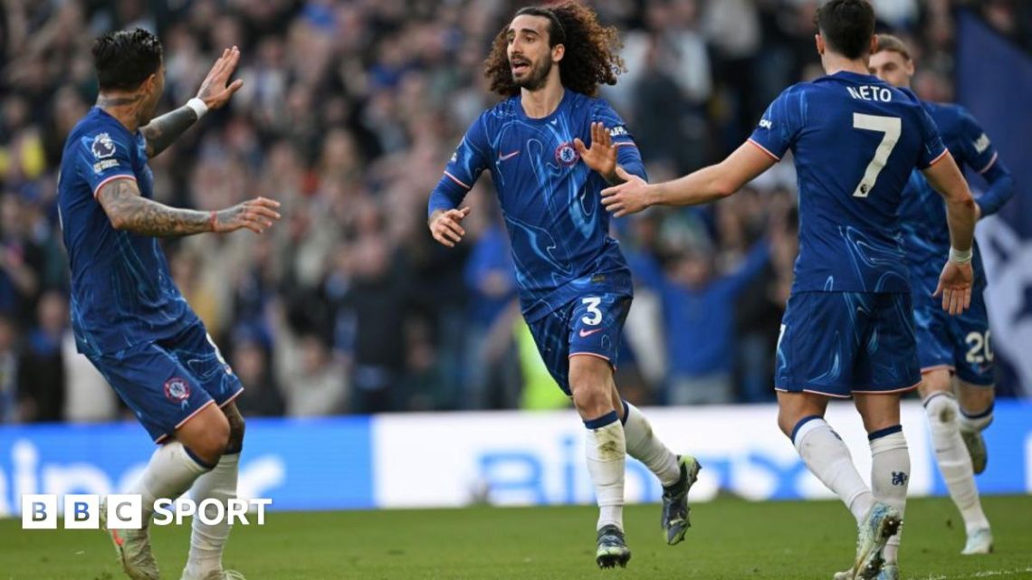 Chelsea 1-0 Leicester City: Marc Cucurella strikes second-half winner
