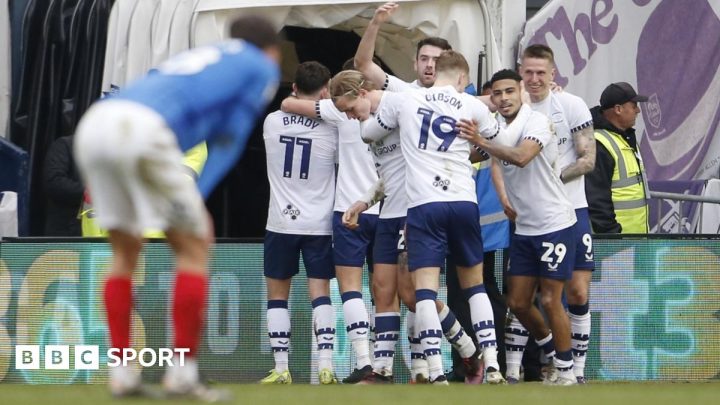 Preston North End 2-1 Portsmouth: Thordarson’s late strike dents Pompey’s survival bid