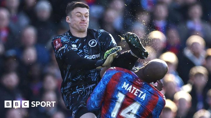 Liam Roberts red card: Millwall keeper given six-game ban for Mateta challenge