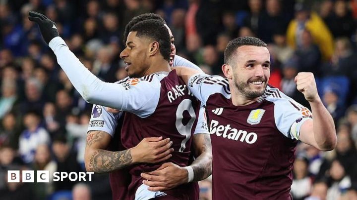 Brighton & Hove Albion 0-3 Aston Villa: Marcus Rashford sets Villa on way to victory
