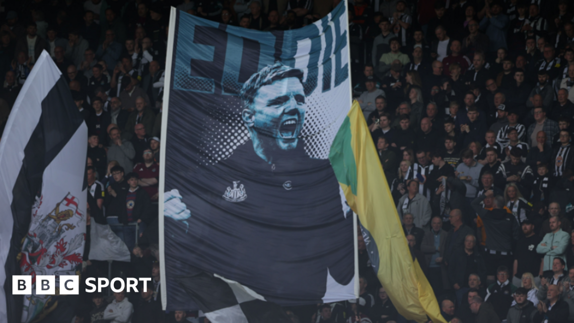 Eddie Howe: Newcastle United players & staff dedicate win to absent boss Eddie Howe: Newcastle United players & staff dedicate win to absent boss