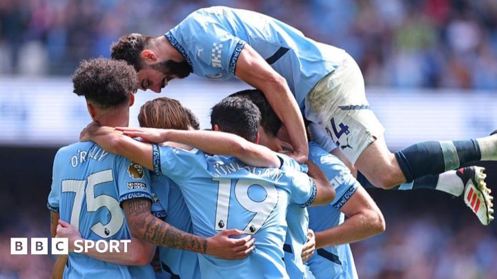 Manchester City 5-2 Crystal Palace: Kevin de Bruyne leads comeback win