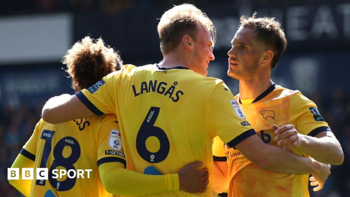 West Bromwich Albion 1-3 Derby County: Rams boost survival hopes