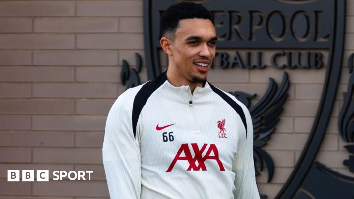 Trent Alexander-Arnold: Liverpool defender returns to training before Leicester game in Premier League
