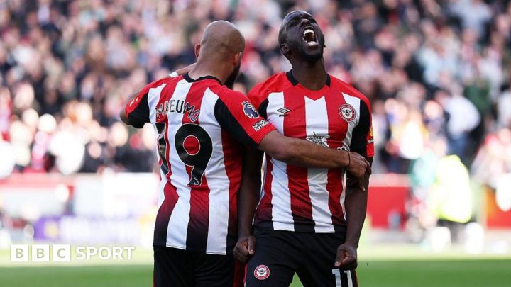 Brentford’s Bryan Mbeumo & Yoane Wissa among Premier League’s best striker pairs