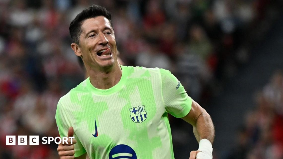 Athletic Club 0-3 Barcelona: Robert Lewandowski scores twice to help champions win on final day Athletic Club 0-3 Barcelona: Robert Lewandowski scores twice to help champions win on final day