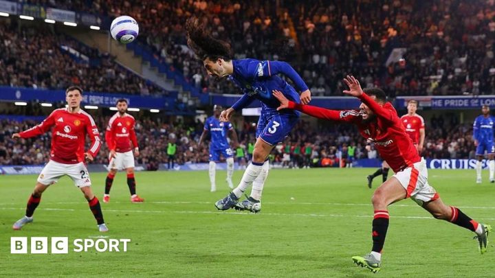 Chelsea 1-0 Manchester United: Marc Cucurella scores winner in Premier League game