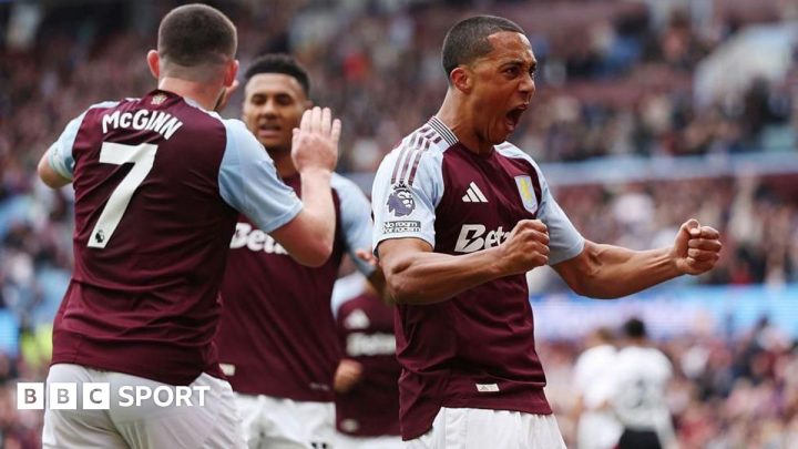 Aston Villa 1-0 Fulham: Youri Tielemans goal boosts Champions League hopes
