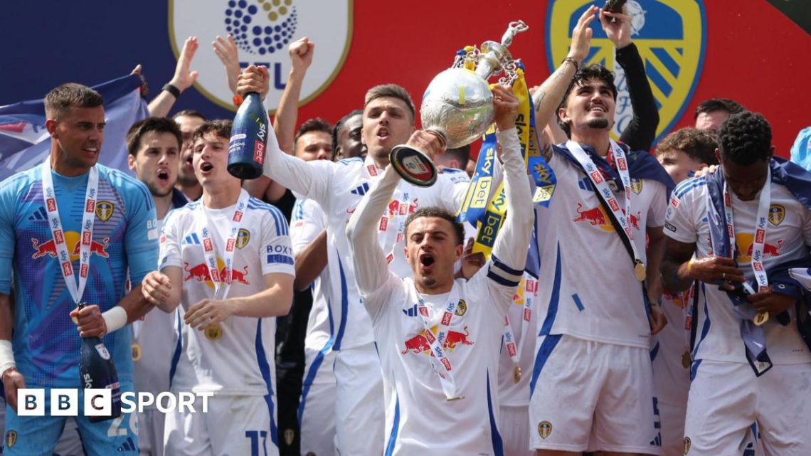 Plymouth Argyle 1-2 Leeds United: Leeds win Championship title as Pilgrims are relegated Plymouth Argyle 1-2 Leeds United: Leeds win Championship title as Pilgrims are relegated