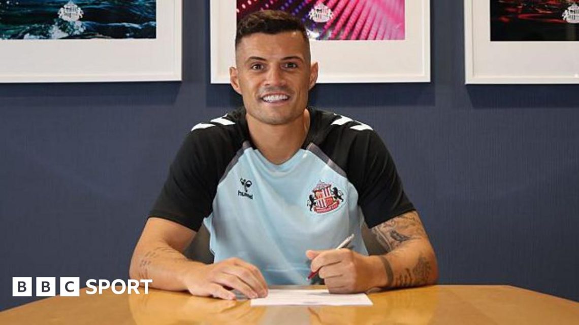 Granit Xhaka: Sunderland sign Switzerland midfielder from Bayer Leverkusen Granit Xhaka: Sunderland sign Switzerland midfielder from Bayer Leverkusen