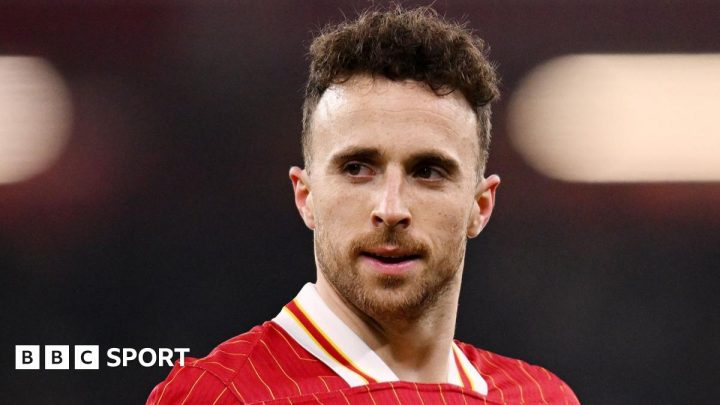 Diogo Jota and Andre Silva: Manchester United lay tribute at Anfield