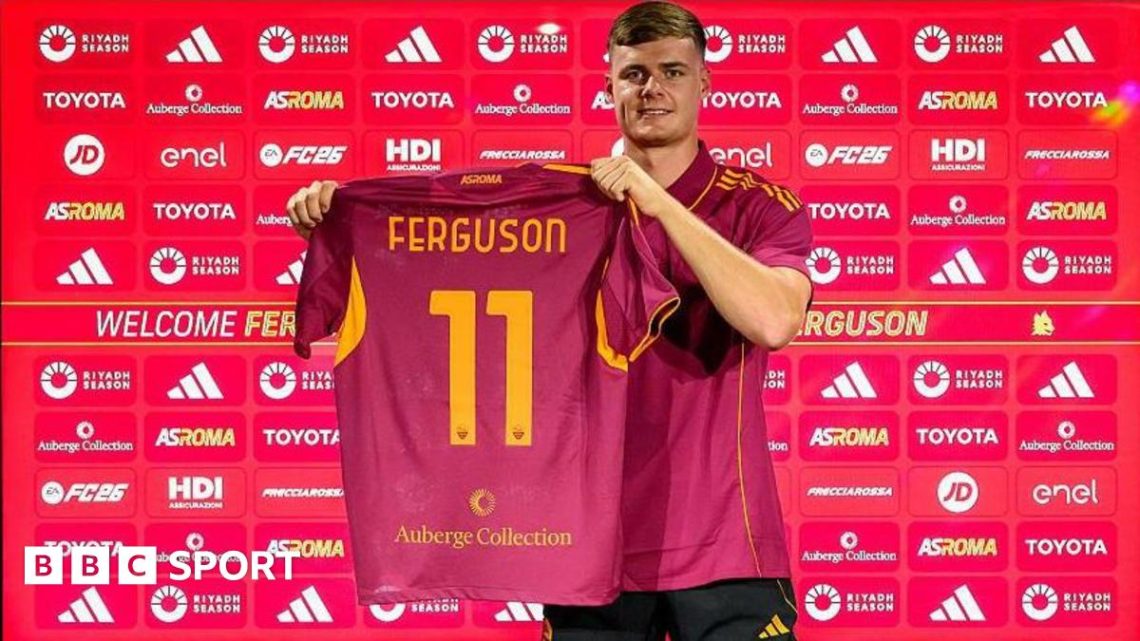 Evan Ferguson joins Roma on loan from Brighton Evan Ferguson joins Roma on loan from Brighton