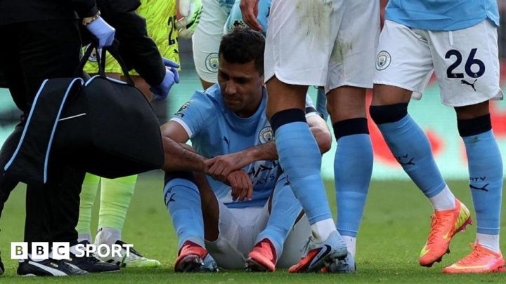 Rodri: Pep Guardiola unsure of Manchester City midfielder’s return from injury