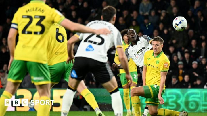 Derby County 1-0 Norwich City: David Ozoh’s winner increases pressure on Liam Manning