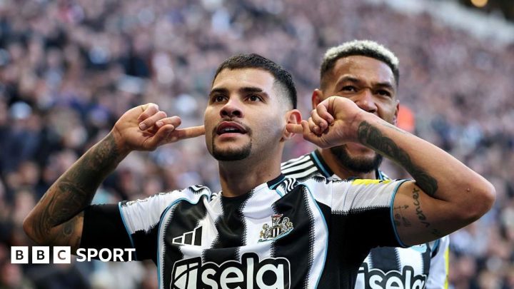 Newcastle v Fulham: Bruno Guimaraes scores late winner