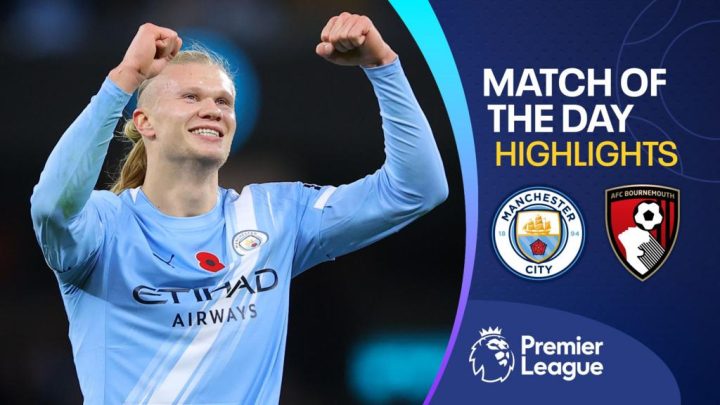 Haaland scores twice to send Man City second. Video, 00:07:20Haaland scores twice to send Man City second