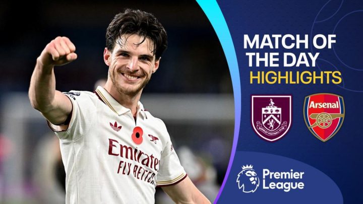 Arsenal go seven points clear with win over Burnley. Video, 00:08:35Arsenal go seven points clear with win over Burnley