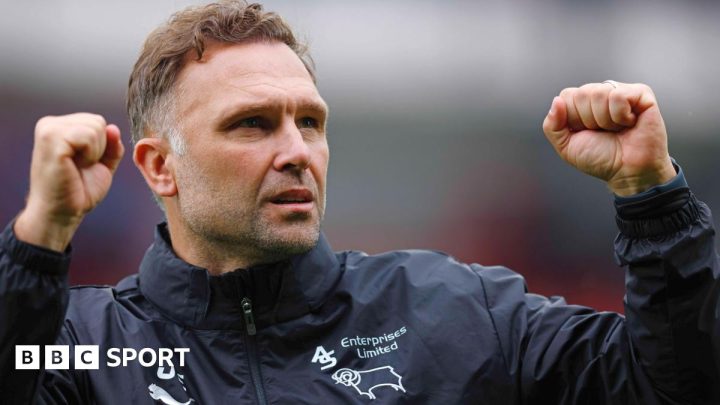 John Eustace: Derby County boss on hair styles and the Bentley that never was
