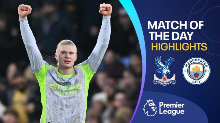 Haaland scores twice as Man City win at Crystal Palace. Video, 00:08:27Haaland scores twice as Man City win at Crystal Palace
