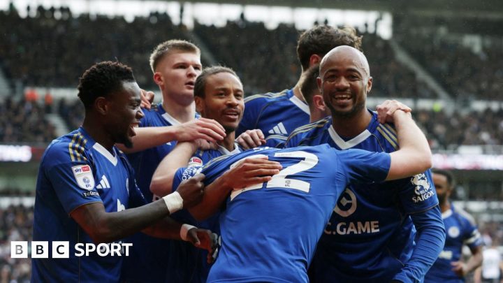 Derby County 1-3 Leicester City: Foxes beat Rams to relieve pressure on boss Marti Cifuentes