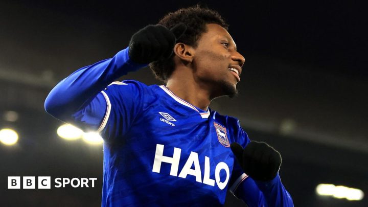 Jaden Philogene: Ipswich winger fires another spectacular goal