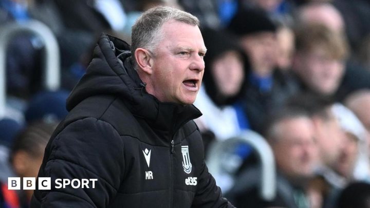 Mark Robins: Stoke City boss unhappy at dropping out of top six