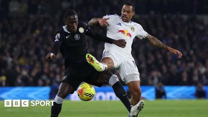 Leeds 3-1 Chelsea: Struggling hosts dent Blues’ title ambitions