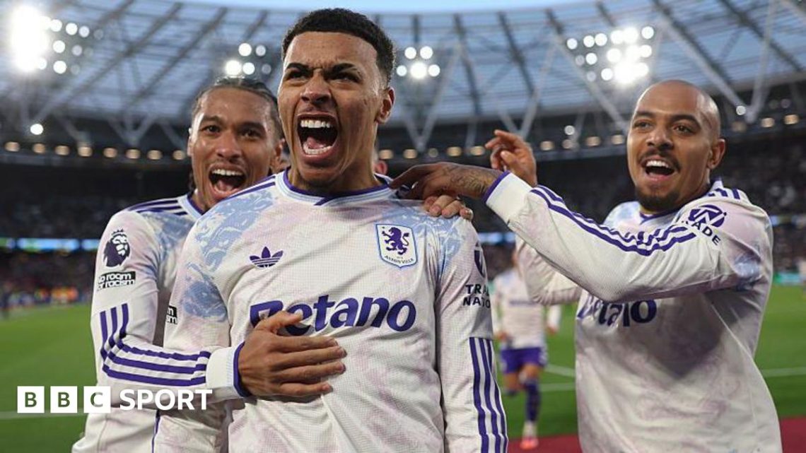 West Ham 2-3 Aston Villa: Morgan Rogers scores twice as visitors extend winning run to nine matches West Ham 2-3 Aston Villa: Morgan Rogers scores twice as visitors extend winning run to nine matches