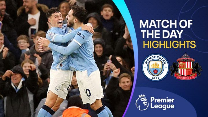 Man City beat Sunderland to narrow gap at top. Video, 00:09:16Man City beat Sunderland to narrow gap at top