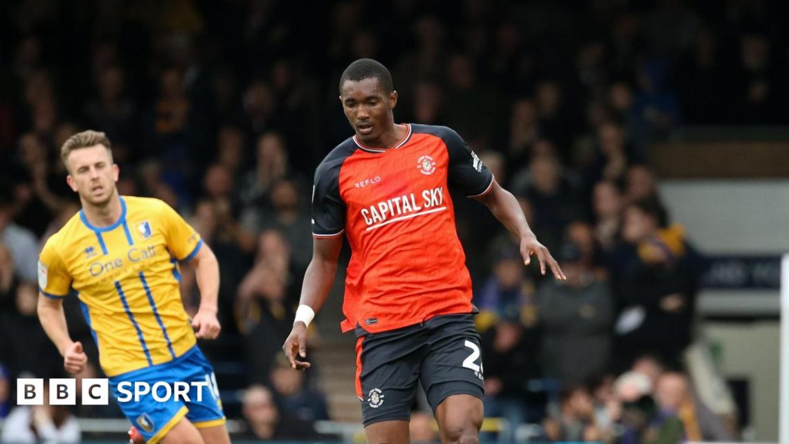 Christ Makosso: Oxford United sign Luton Town defender on loan Christ Makosso: Oxford United sign Luton Town defender on loan