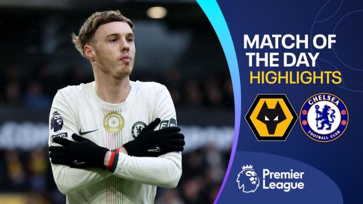 Palmer scores first-half hat-trick as Chelsea beat Wolves. Video, 00:10:18Palmer scores first-half hat-trick as Chelsea beat Wolves