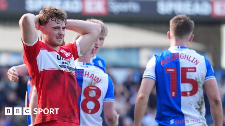 Blackburn Rovers 0-0 Middlesbrough: Boro held by relegation-threatened Rovers