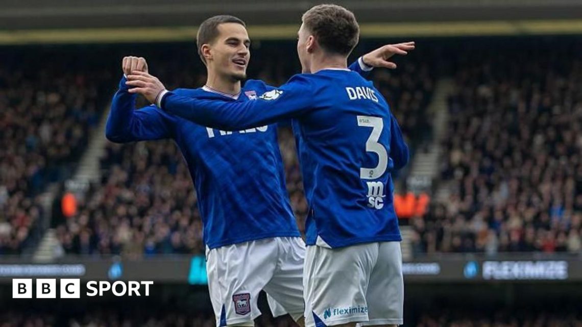 Ipswich Town 3-0 Swansea City: Mehmeti, Azon and Hirst goals boost top-two hopes Ipswich Town 3-0 Swansea City: Mehmeti, Azon and Hirst goals boost top-two hopes
