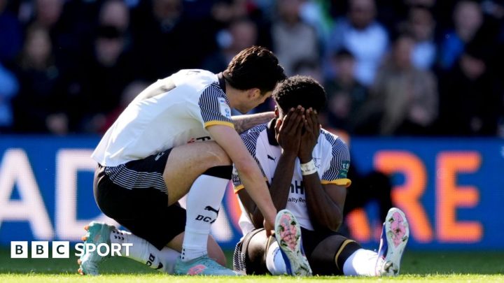 Derby County 2-0 Stoke City: Rams suffer Patrick Agyemang injury blow in win