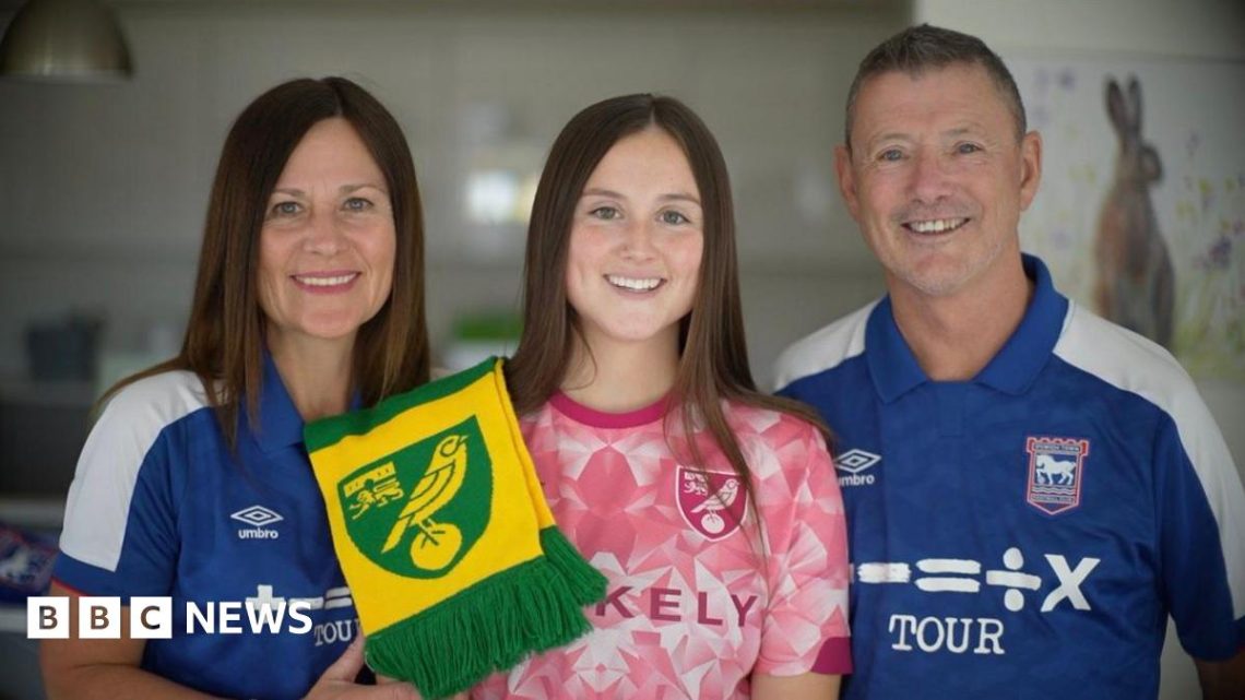 Ipswich fan playing for Norwich City relishes East Anglian Derby Ipswich fan playing for Norwich City relishes East Anglian Derby