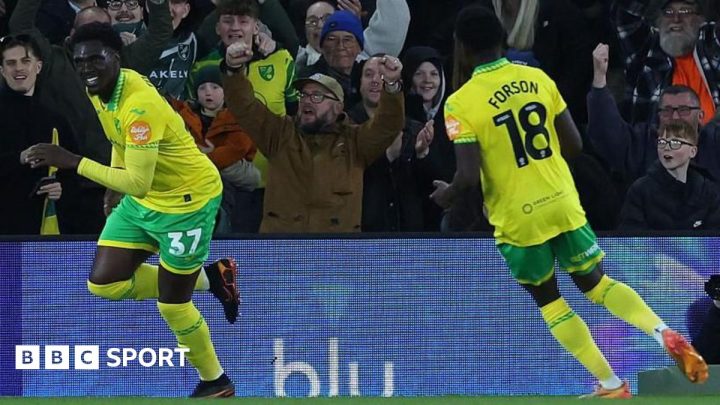 Norwich City 2-1 Derby County: Liam Gibbs bags winner for Norwich